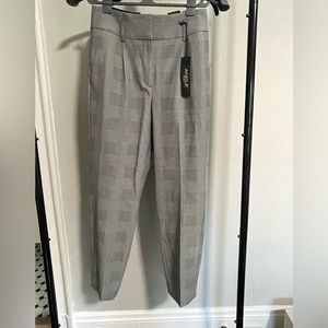 NWT Express Ankle High Rise Plaid Pants
